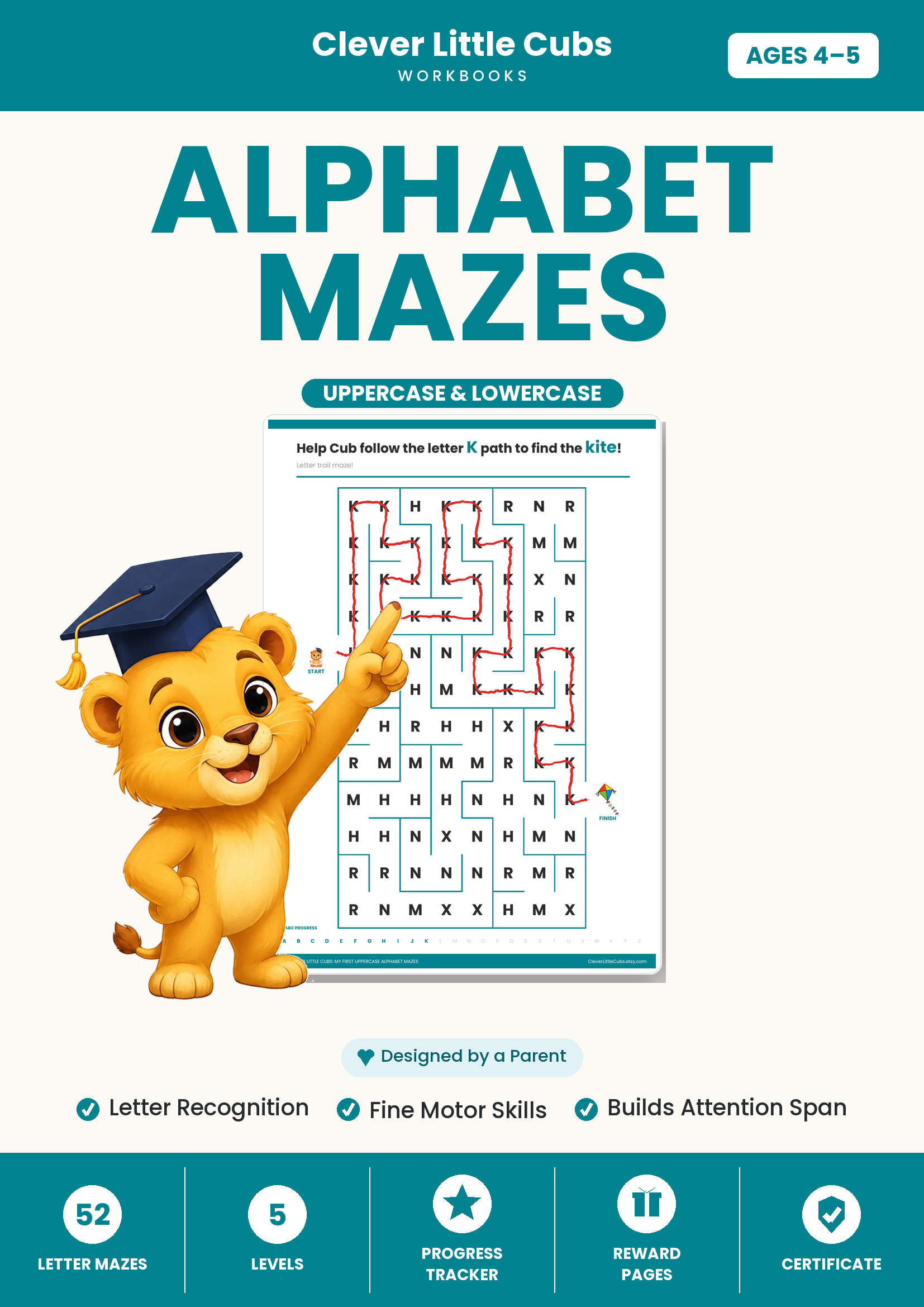 My First Alphabet Mazes: Uppercase & Lowercase cover