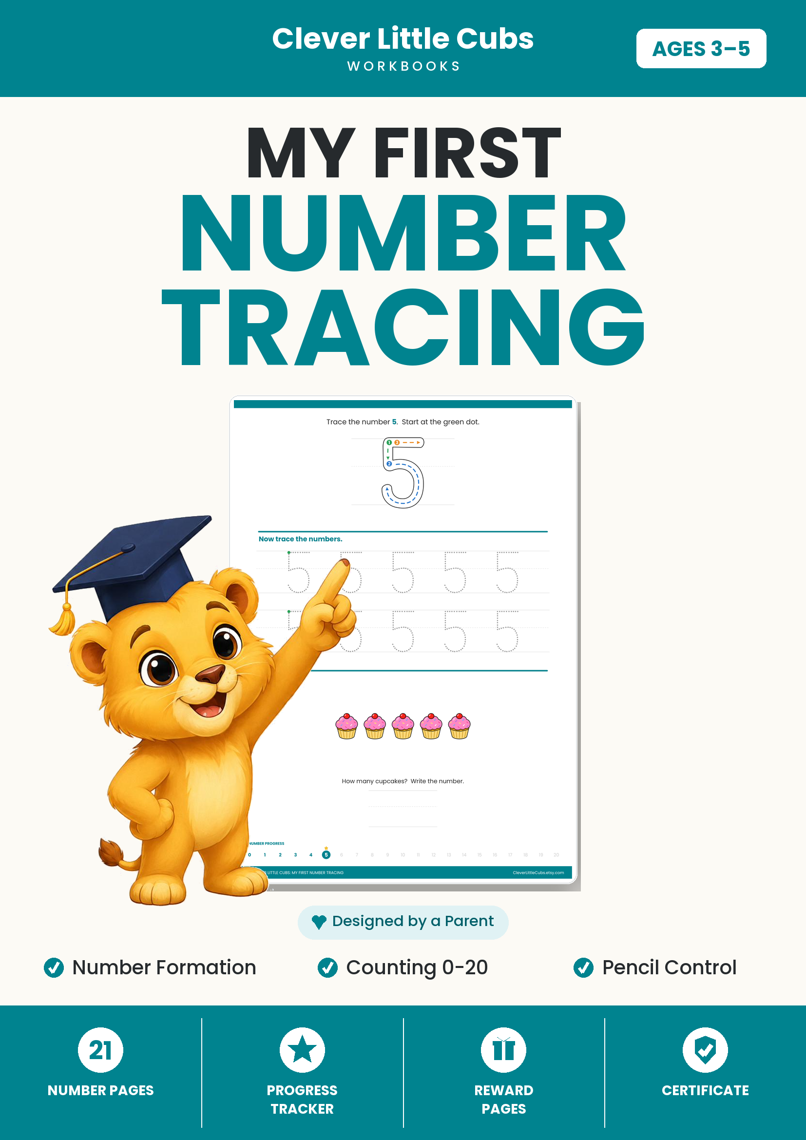 My First Number Tracing cover
