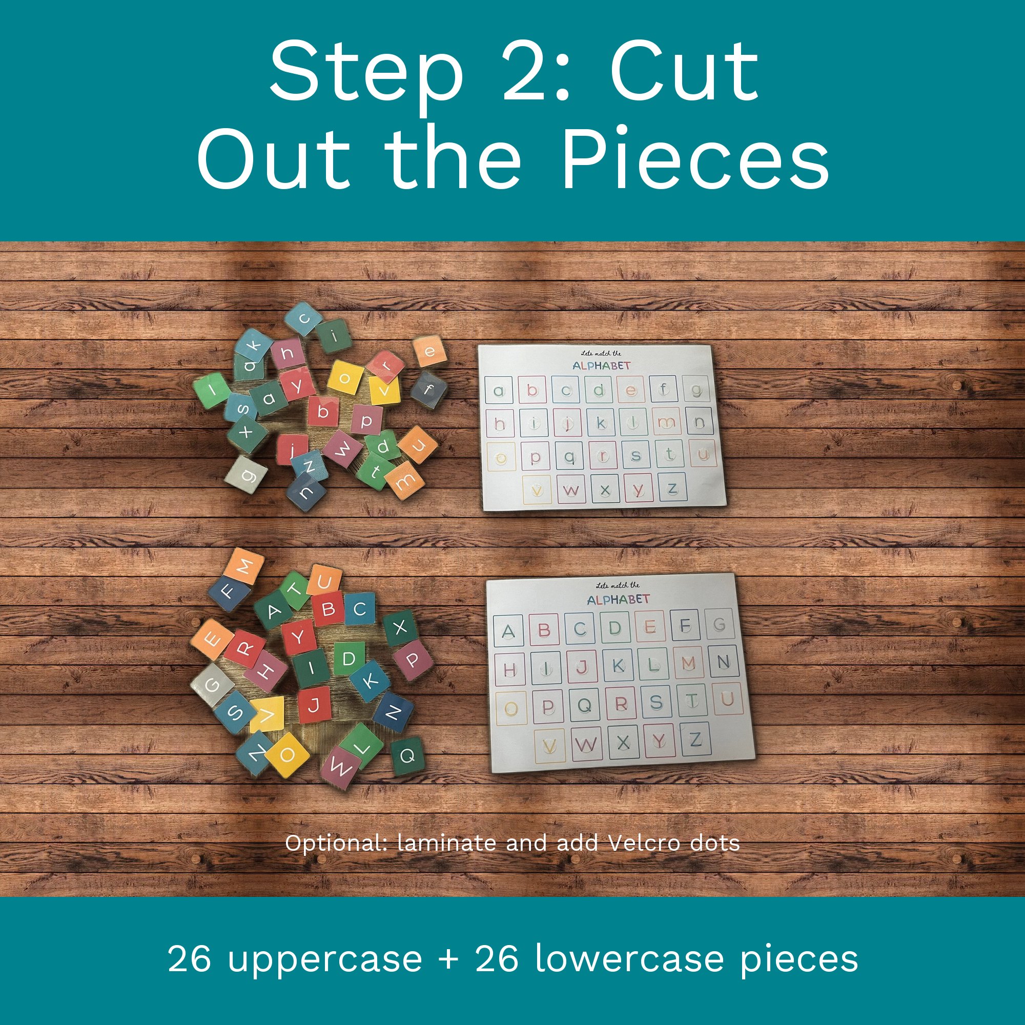 Alphabet Matching Activity: Uppercase & Lowercase Letters (Digital Download) preview 3