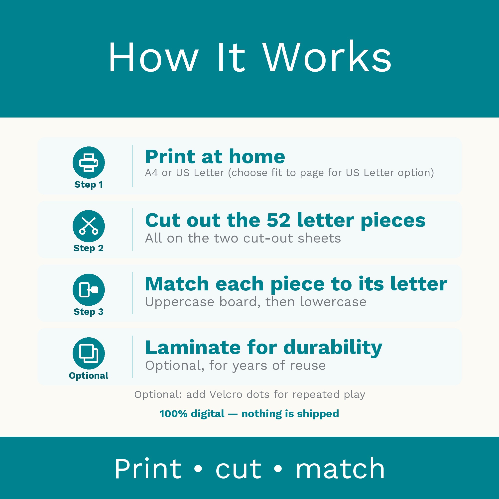 Alphabet Matching Activity: Uppercase & Lowercase Letters (Digital Download) preview 6