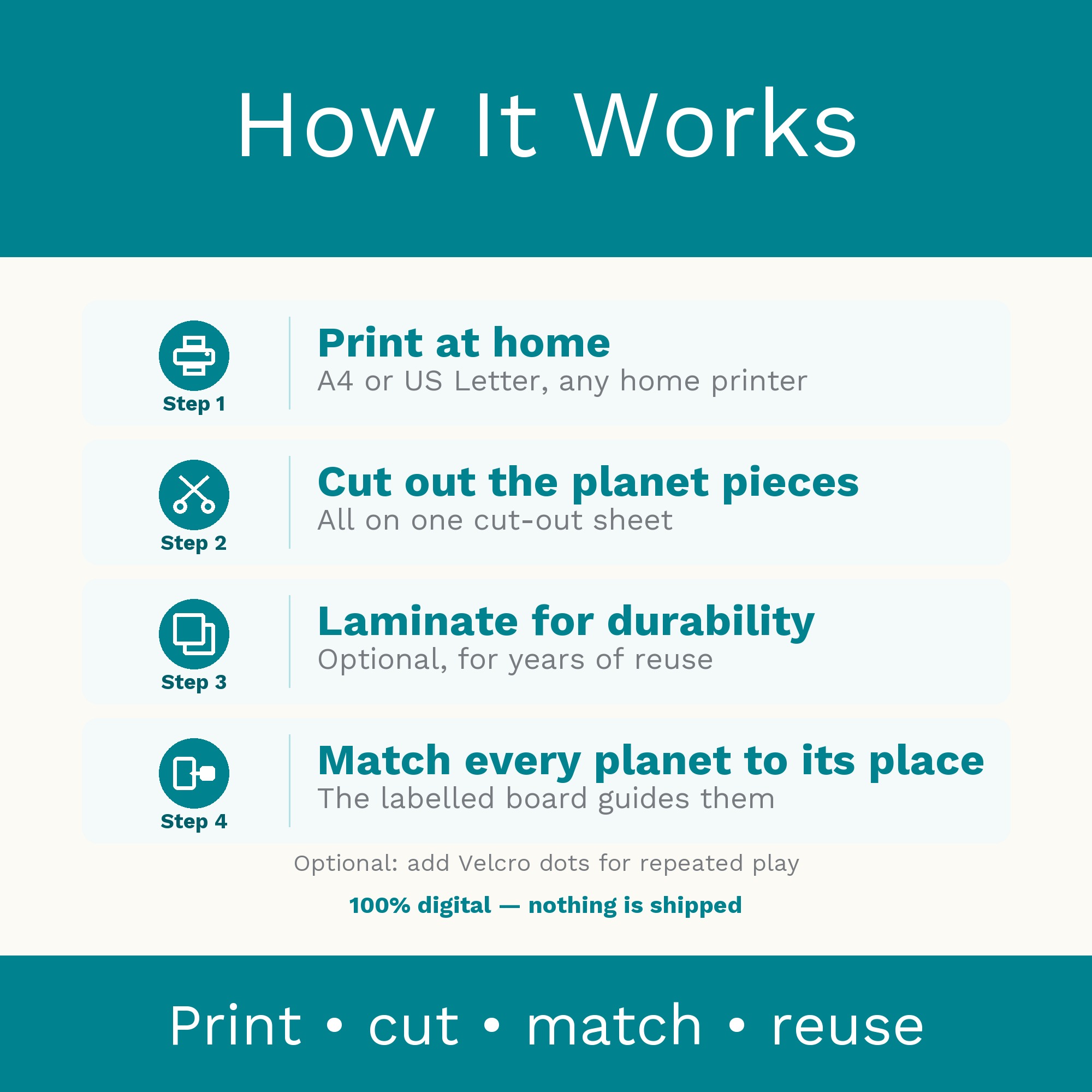 Planets Matching Activity, Montessori Solar System Printable for Preschool and Kindergarten preview 5