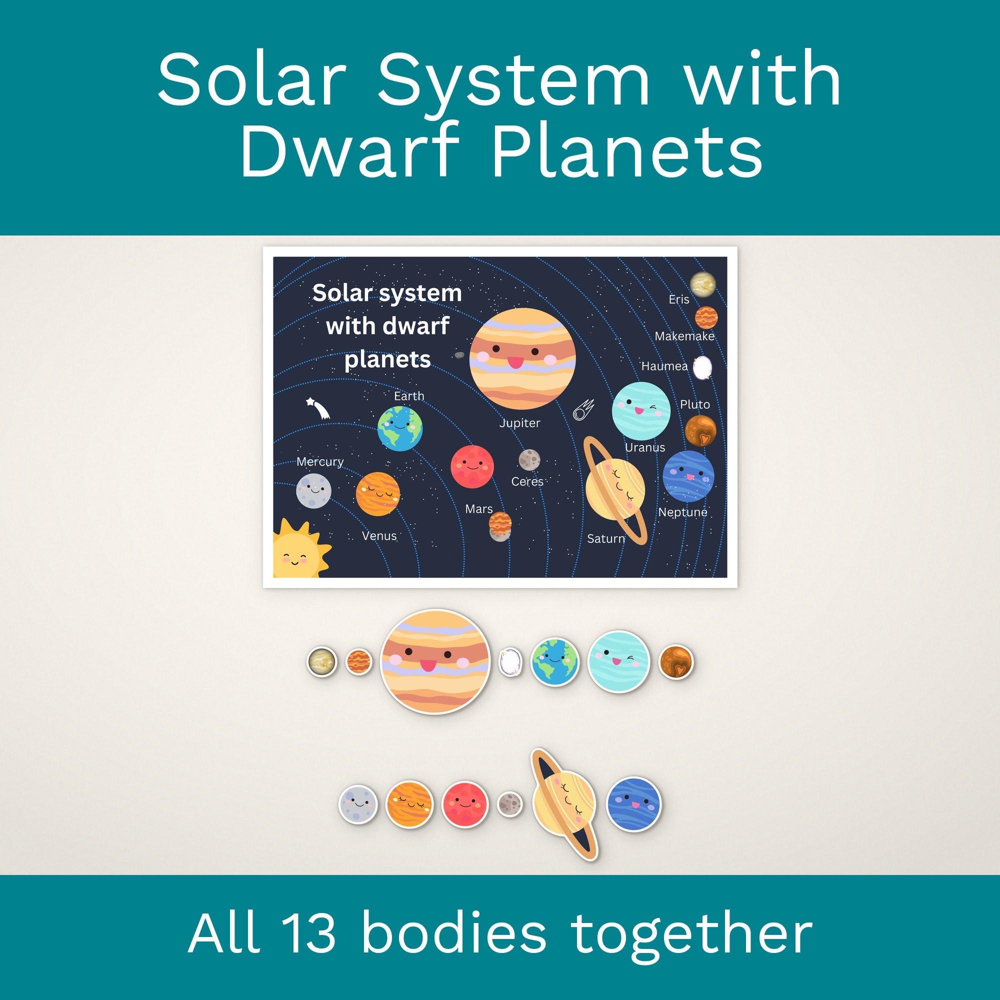 Solar System Busy Book | Montessori Learning, Planets Activity (Digital Download) preview 6
